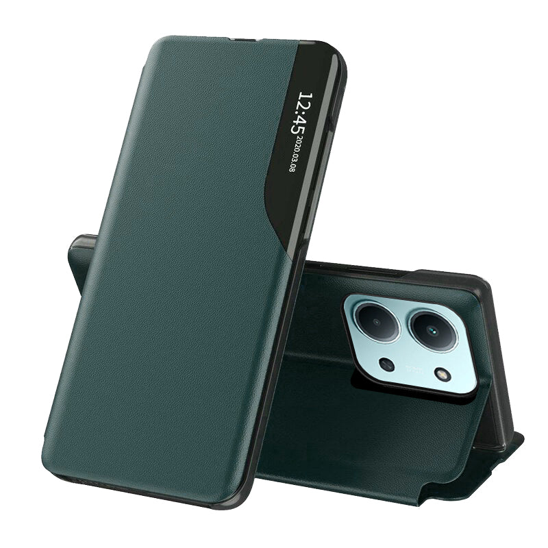 Tok a Xiaomi Poco C85 4G / Redmi 15C 5G / 15C 4G készülékhez, Techsuit, eFold, sötétzöld