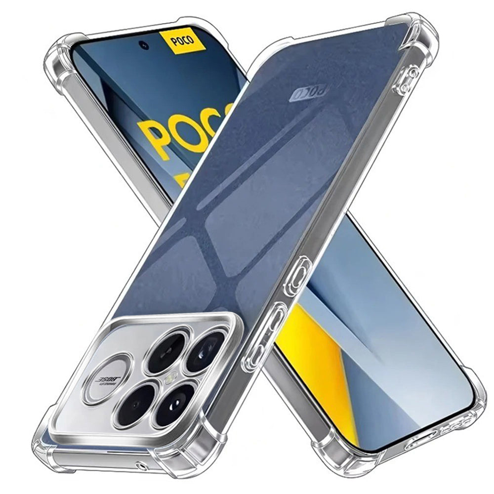 Tok a Xiaomi Poco F8 Ultra-hoz, Techsuit, Ütésálló Átlátszó, Átlátszó