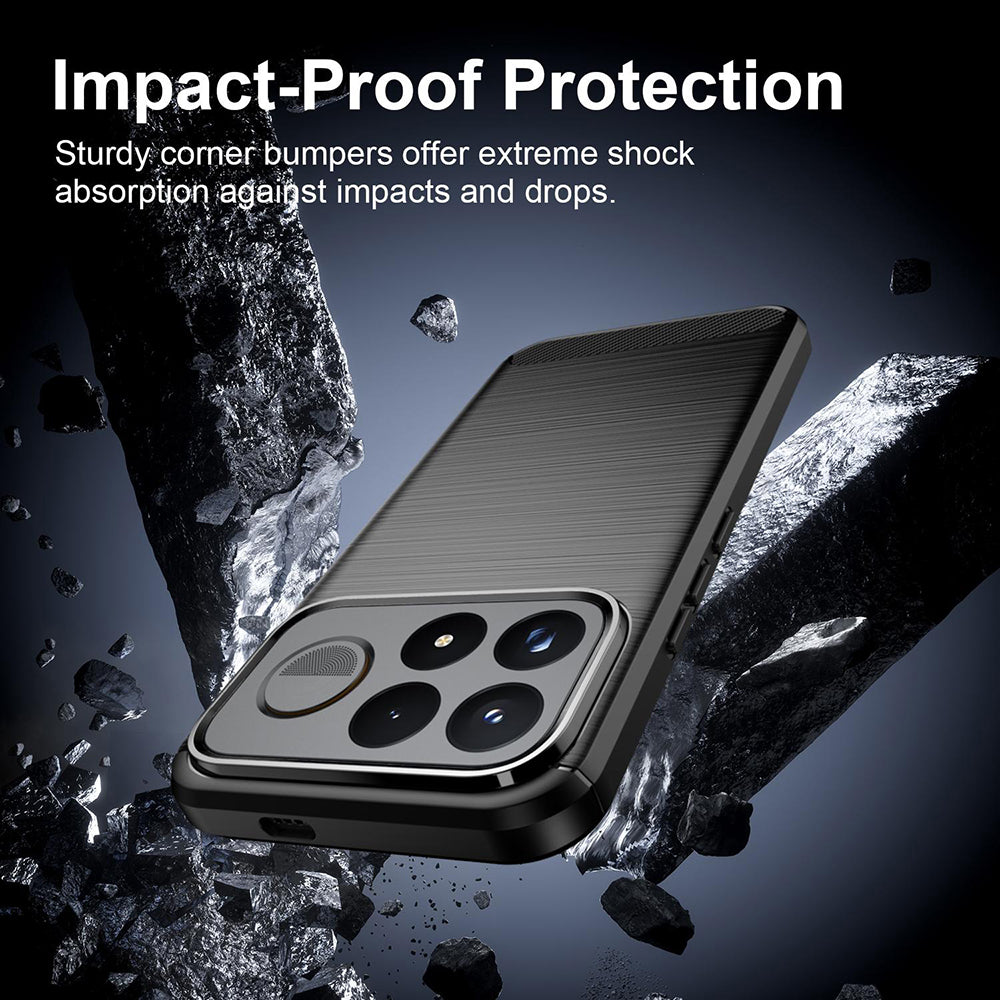 Tok Xiaomi Poco F9 Pro-hoz, Techsuit, Karbon, Fekete