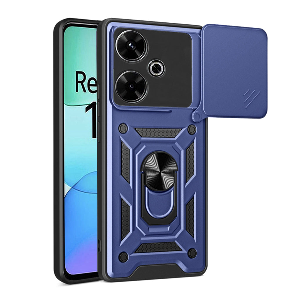 Tok Xiaomi Poco M6 4G / Redmi 13 készülékhez, Techsuit, CamShield, Kék