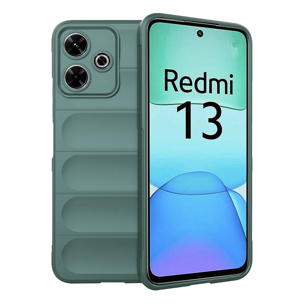 Tok a Xiaomi Poco M6 4G / Redmi 13 készülékhez, Techsuit, Magic Shield, Zöld
