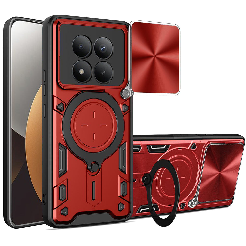 Tok a Xiaomi Poco M8 Pro / Redmi Note 15 Pro+ 5G készülékhez, Techsuit, CamGuard Pro, Piros