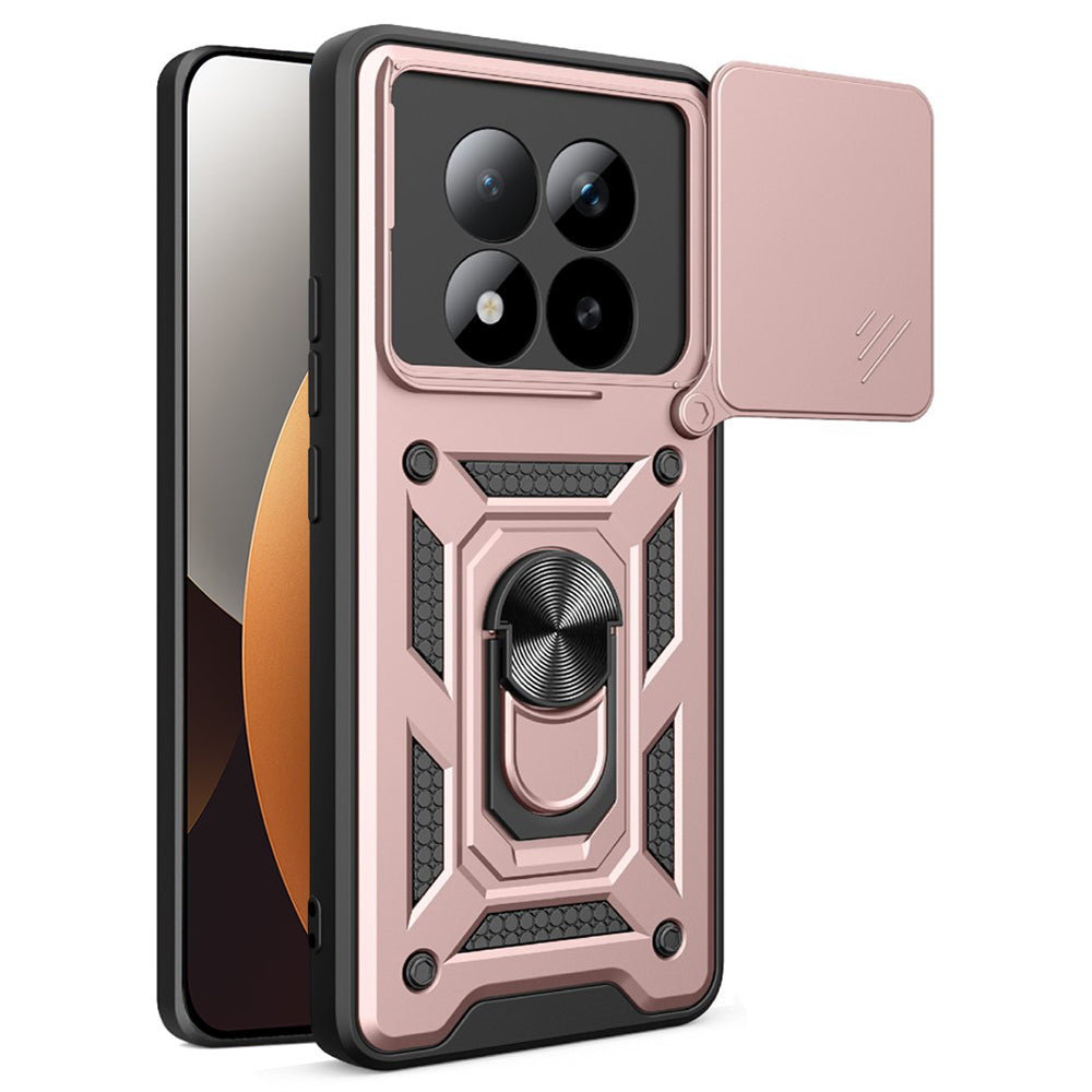 Tok a Xiaomi Poco M8 Pro / Redmi Note 15 Pro+ 5G készülékhez, Techsuit, CamShield, Arany Rózsaszín