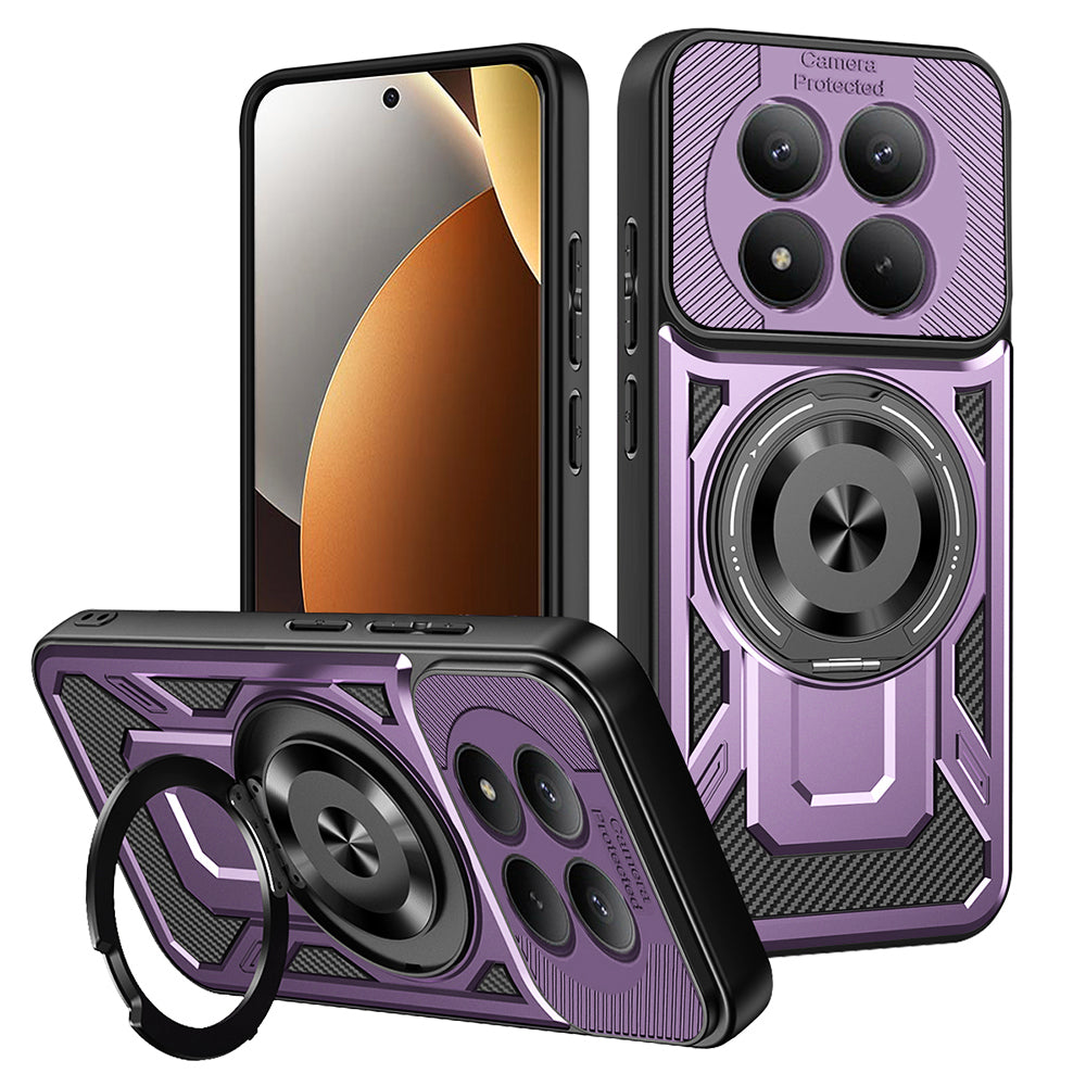 Tok a Xiaomi Poco M8 Pro / Redmi Note 15 Pro+ 5G készülékhez, Techsuit, RuggedCam, Lila