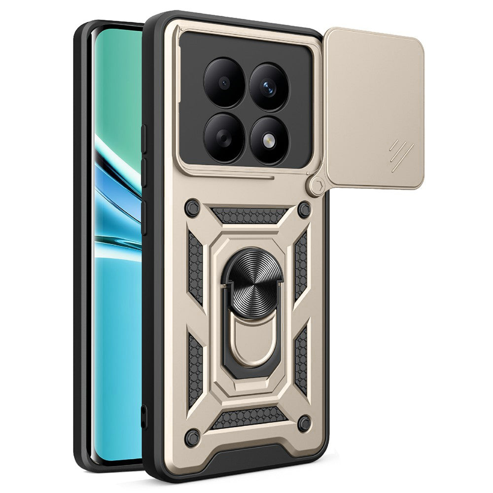 Tok a Xiaomi Poco M8 / Redmi Note 15 5G / Note 15 4G készülékhez, Techsuit, CamShield, Arany színű
