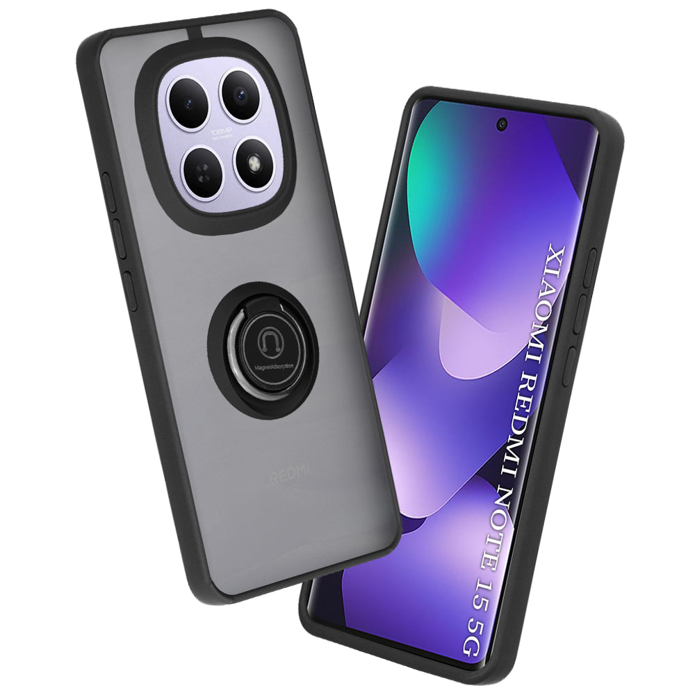 Tok a Xiaomi Poco M8 / Redmi Note 15 5G / Note 15 4G készülékhez, Techsuit, Glinth, Fekete