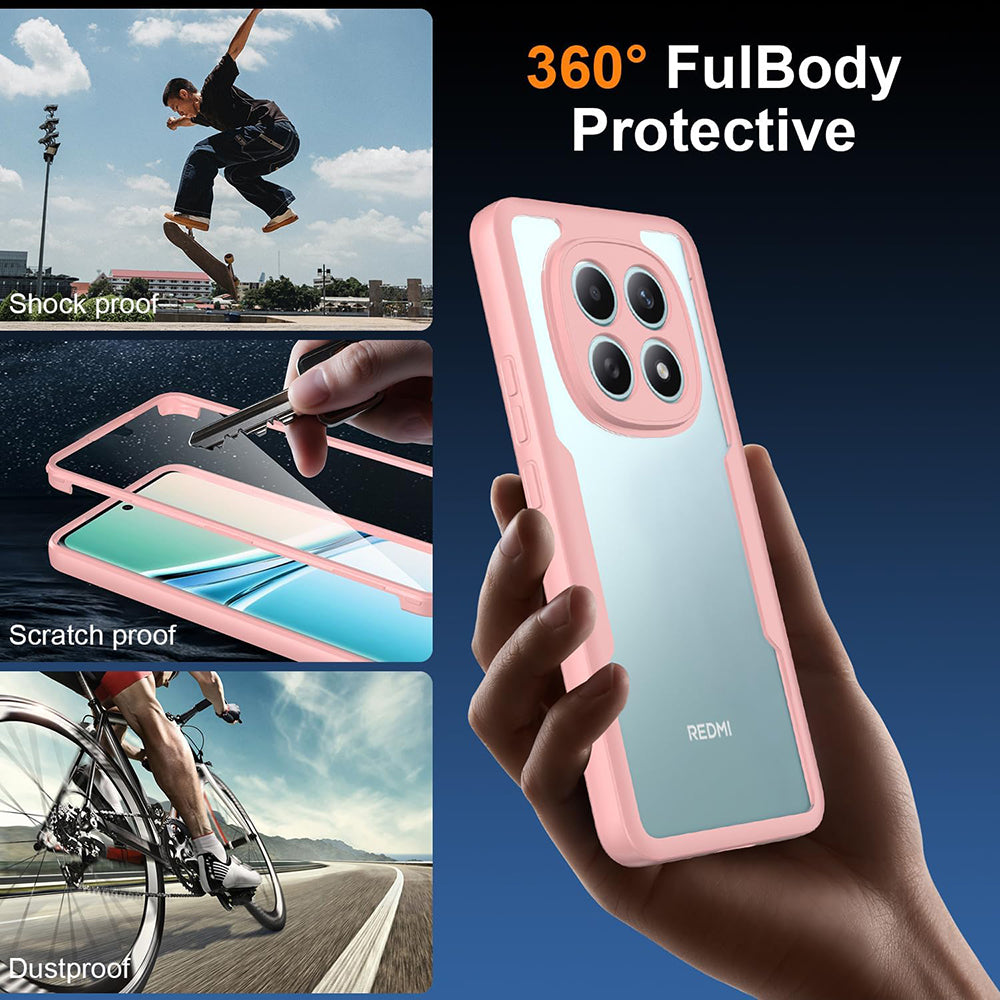 Tok a Xiaomi Poco M8 / Redmi Note 15 5G készülékhez, Techsuit, ColorVerse 360, Rózsaszín
