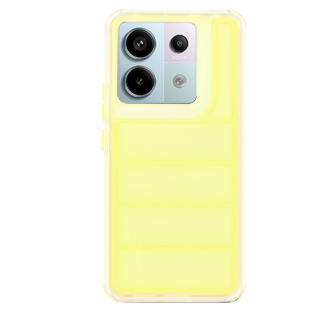 Tok Xiaomi Poco X6 / Note 13 Pro 5G-hez, Techsuit, Wave Shield, Sárga