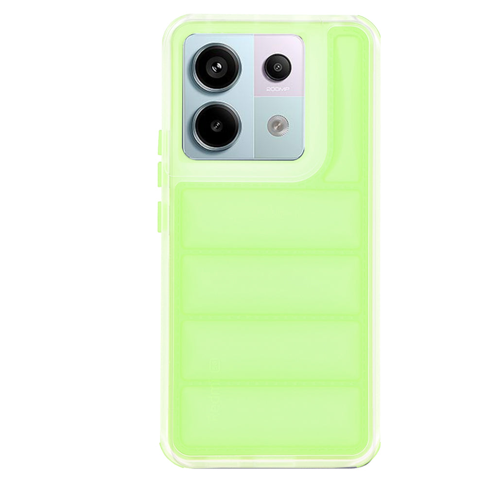 Tok Xiaomi Poco X6 / Note 13 Pro 5G-hez, Techsuit, Wave Shield, Zöld