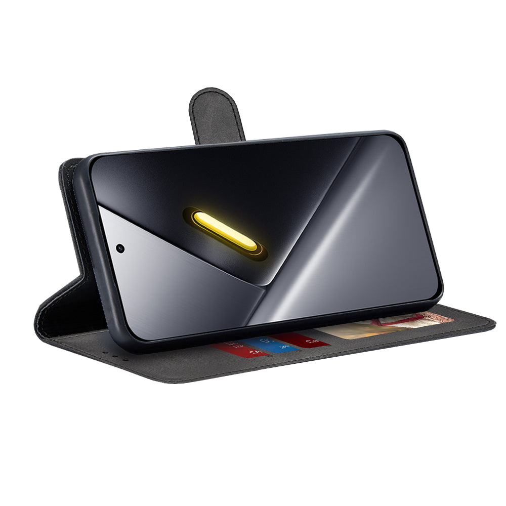 Tok Xiaomi Poco X8 Pro Max-hoz, Techsuit, Diary Book, Fekete