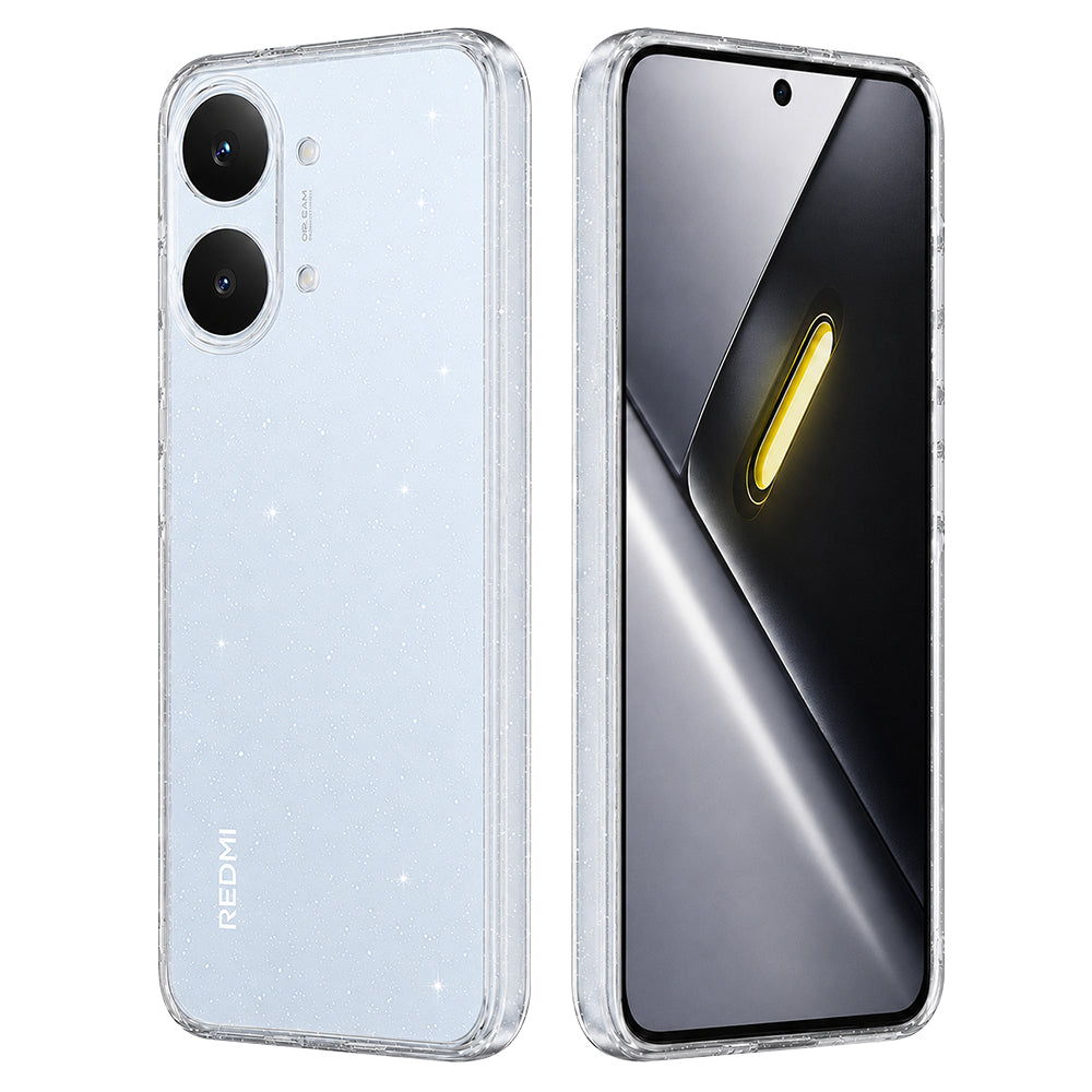 Tok Xiaomi Poco X8 Pro Max-hoz, Techsuit, SparkleSkin, Átlátszó