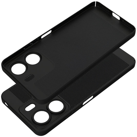 Fedél Xiaomi Poco C65 / Redmi 13C, OEM, Breezy, Fekete