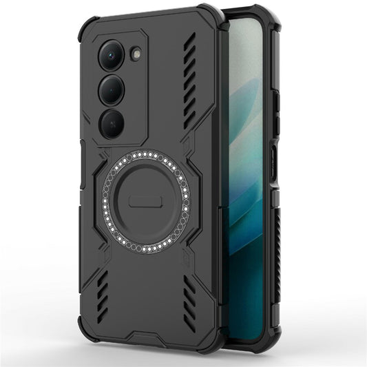 Tok a Xiaomi Redmi 15 5G / 15 4G készülékhez, Techsuit, ArmorMag, Fekete