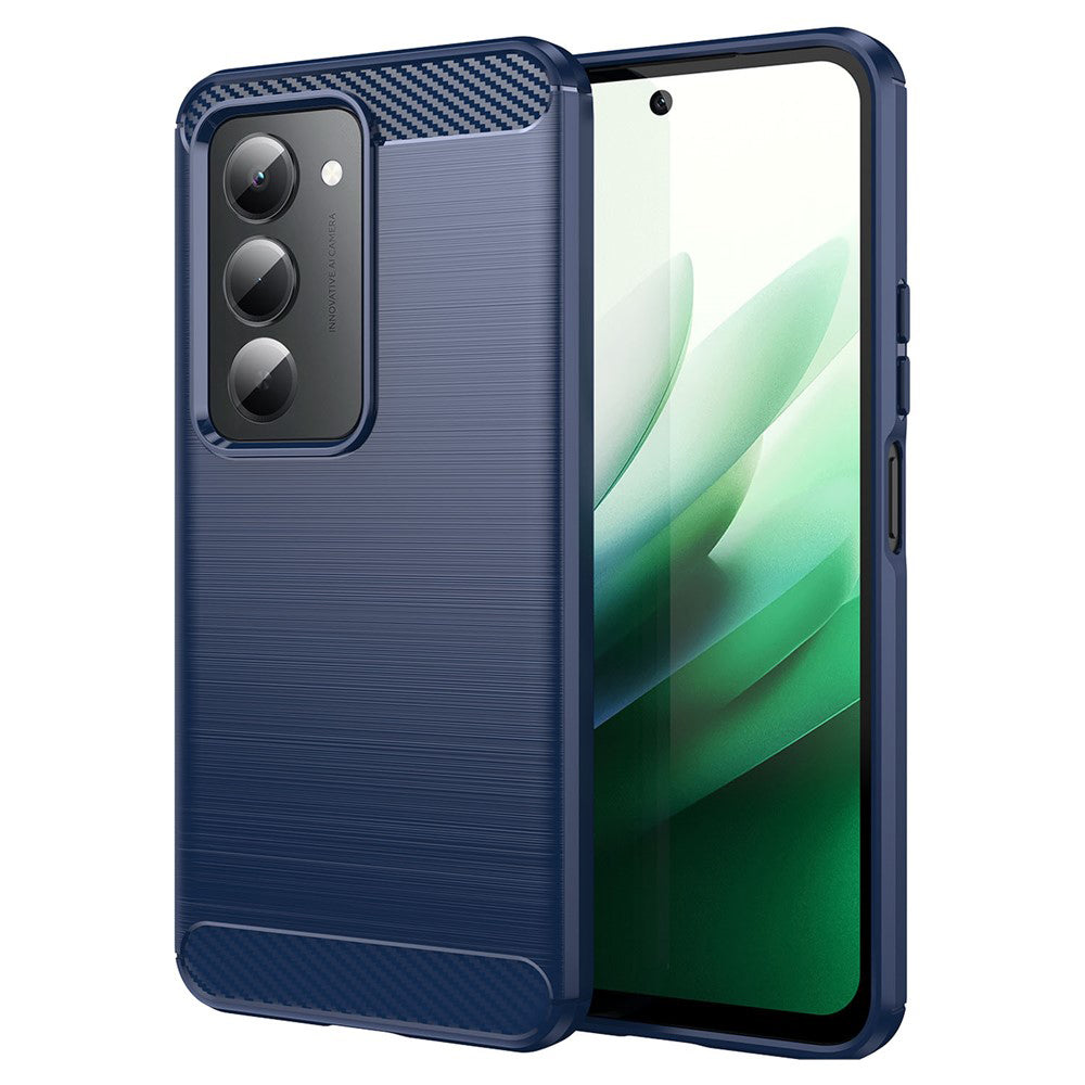 Tok Xiaomi Redmi 15 5G / 15 4G készülékhez, Techsuit, szénszálas, kék