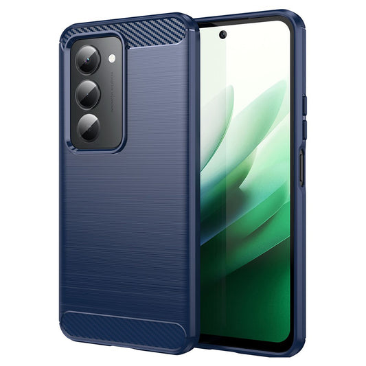 Tok Xiaomi Redmi 15 5G / 15 4G készülékhez, Techsuit, szénszálas, kék