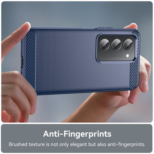 Tok Xiaomi Redmi 15 5G / 15 4G készülékhez, Techsuit, szénszálas, kék