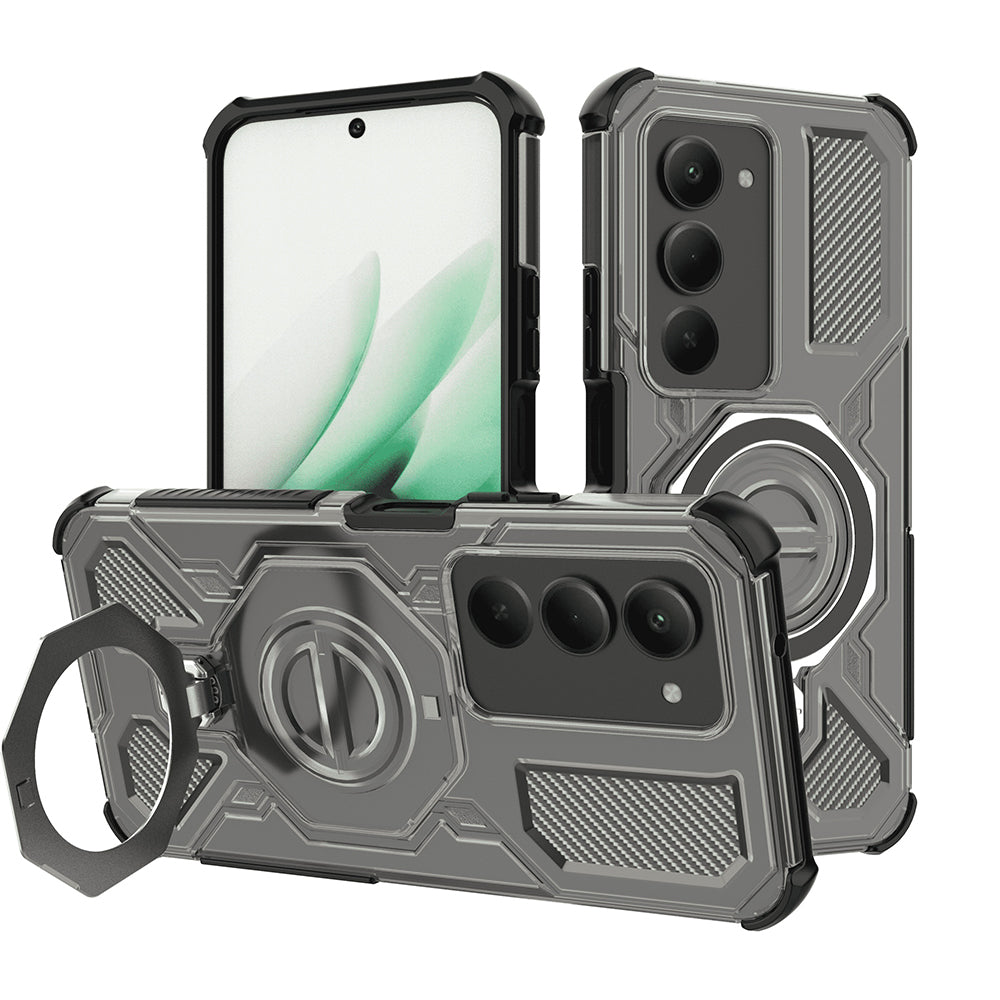 Tok Xiaomi Redmi 15 5G / 15 4G készülékhez, Techsuit, Carbon Shield Pro, Füstszínű