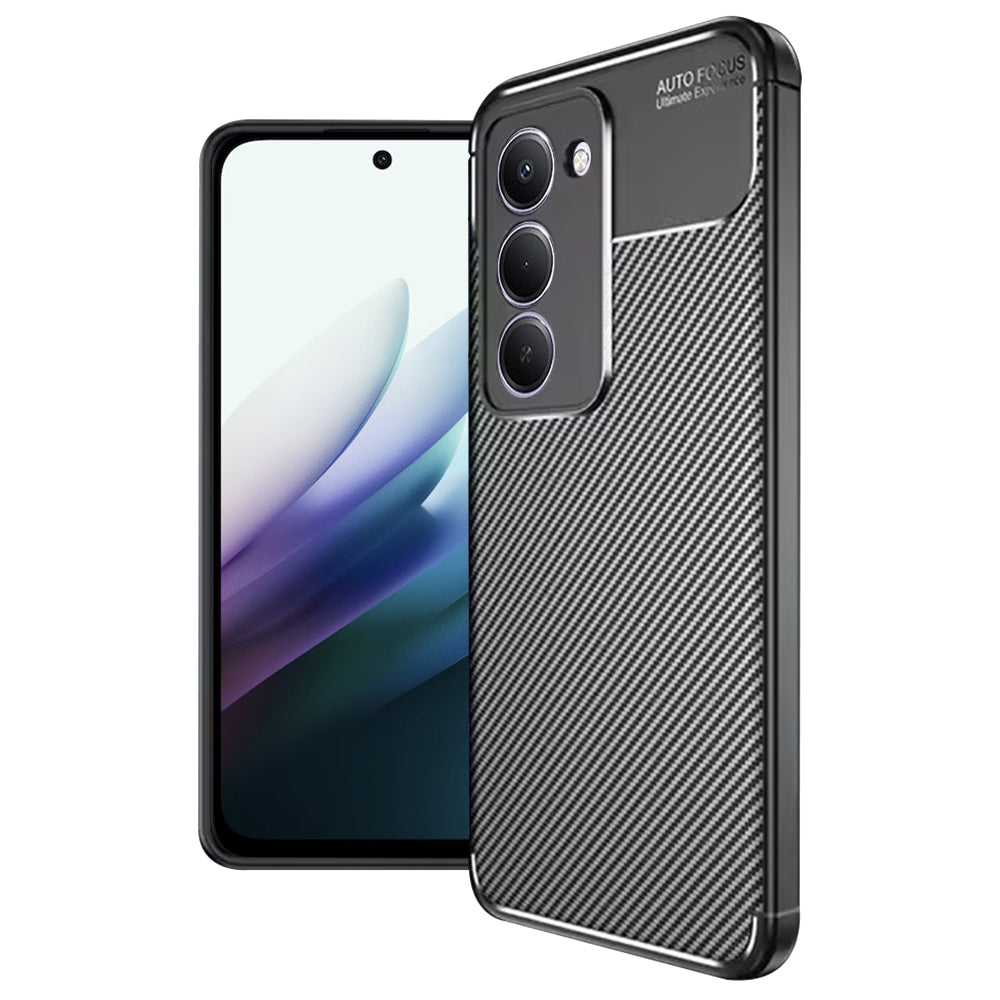 Tok a Xiaomi Redmi 15 5G / 15 4G készülékhez, Techsuit, CarbonFiber, Fekete