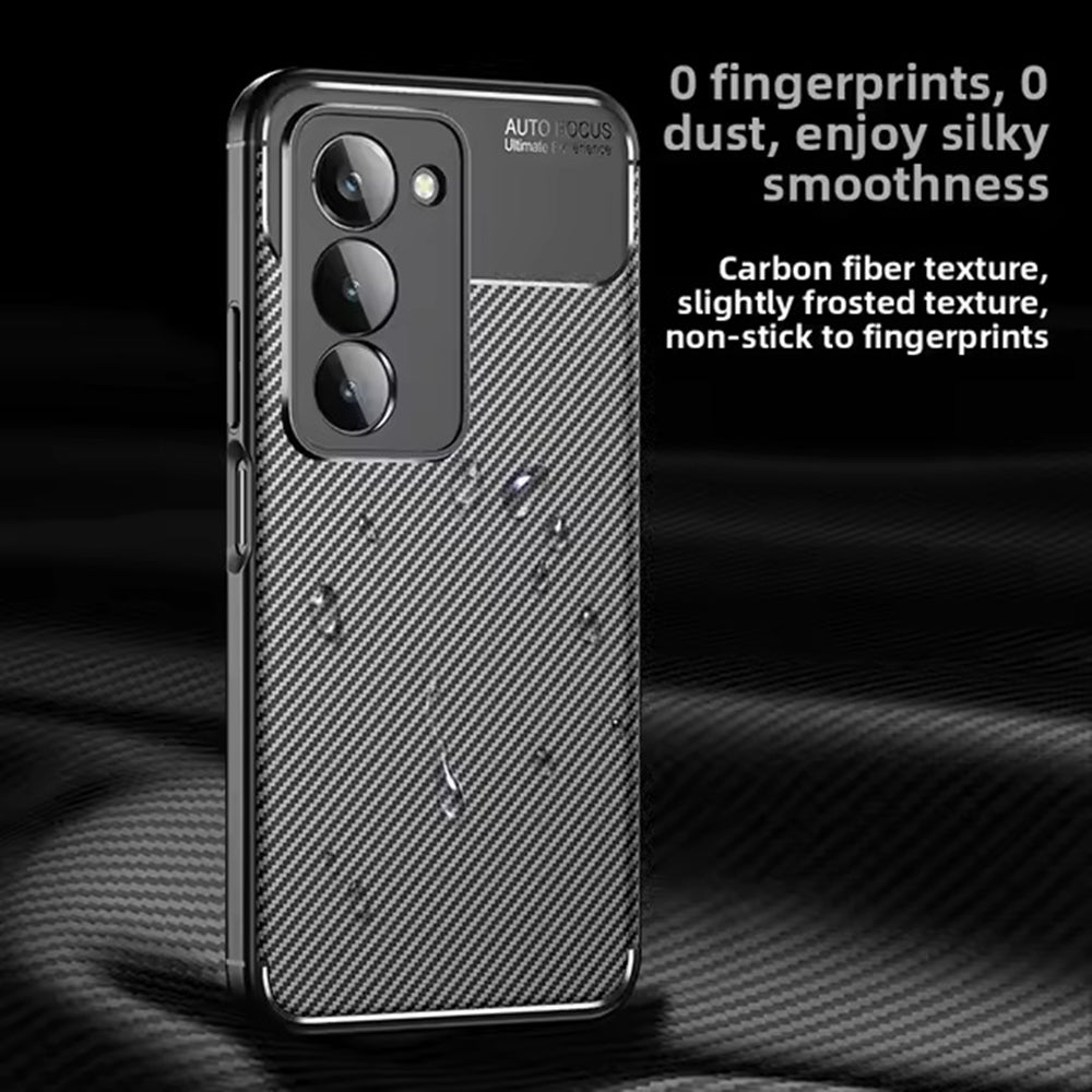 Tok a Xiaomi Redmi 15 5G / 15 4G készülékhez, Techsuit, CarbonFiber, Fekete