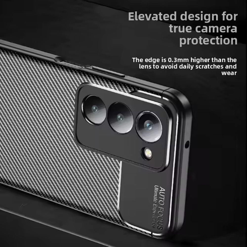 Tok a Xiaomi Redmi 15 5G / 15 4G készülékhez, Techsuit, CarbonFiber, Fekete