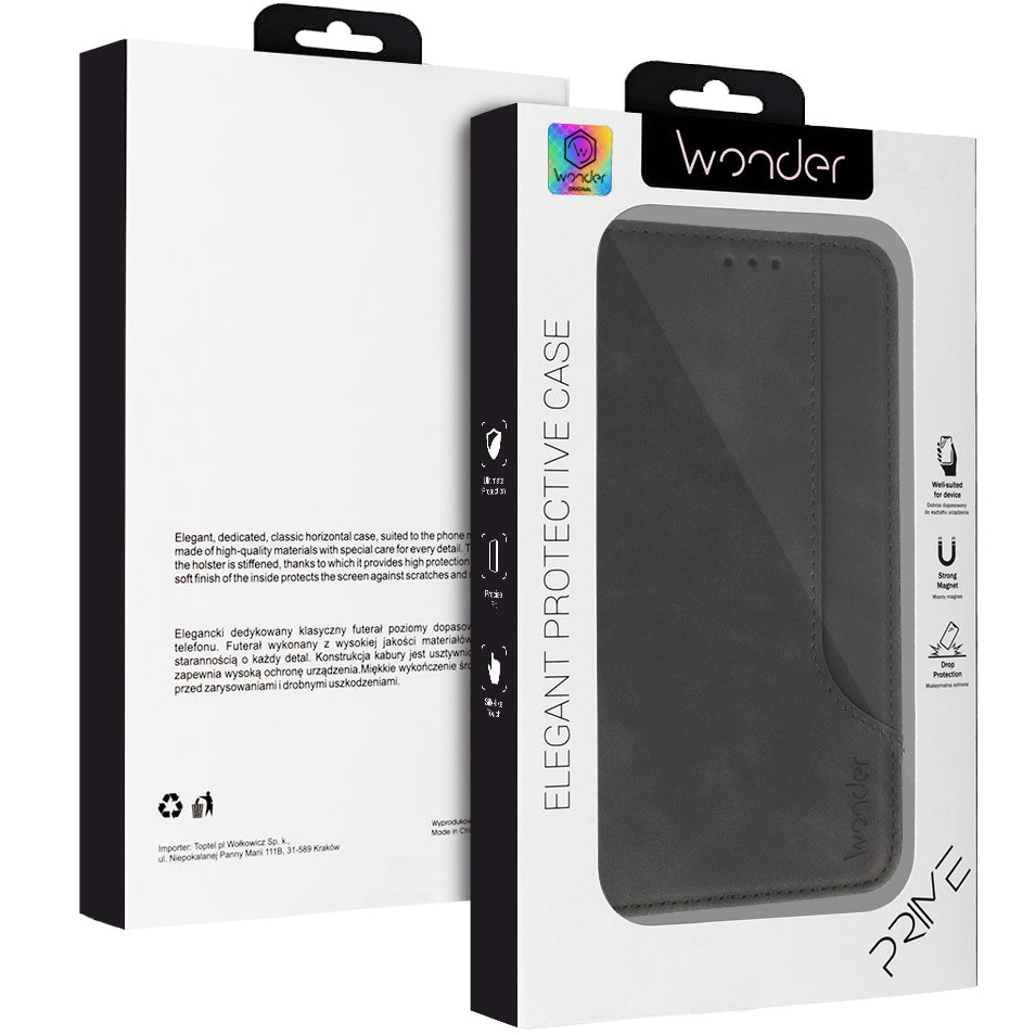 tok Xiaomi Redmi 12, Wonder, Prime, fekete, tok Xiaomi Redmi 12, Wonder, Prime, fekete