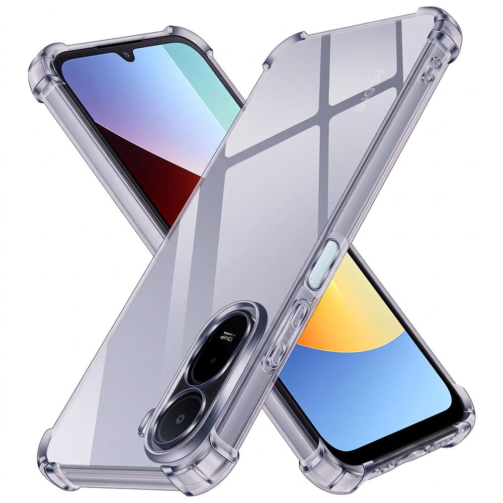 Tok Xiaomi Redmi A7 Pro 4G-hez, Techsuit, Ütésálló Átlátszó, Füstszínű