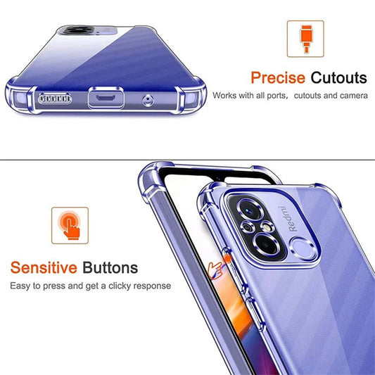 Tok Xiaomi Redmi Note 12 Pro 4G / Note 11 Pro 5G / Note 11 Pro készülékhez, Techsuit, ütésálló, átlátszó