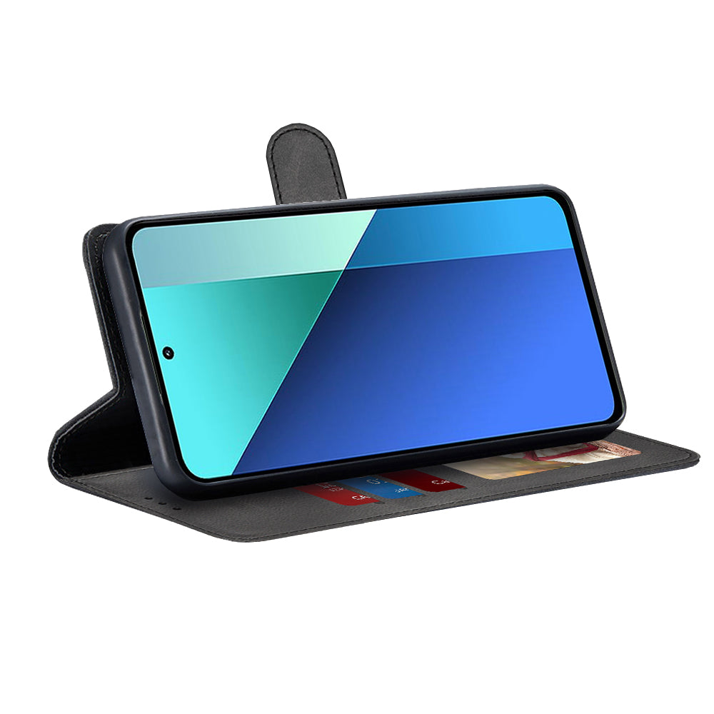 Tok Xiaomi Redmi Note 13 4G-hez, Techsuit, Diary Book, Fekete
