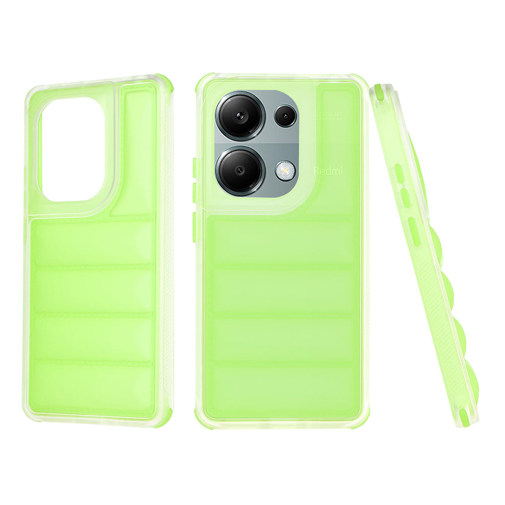 Tok Xiaomi Redmi Note 13 Pro 4G / Poco M6 Pro 4G-hez, Techsuit, Wave Shield, Zöld