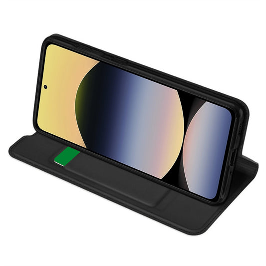 Tok Xiaomi Redmi Note 14 5G-hez, Techsuit, Magskin Book, Fekete
