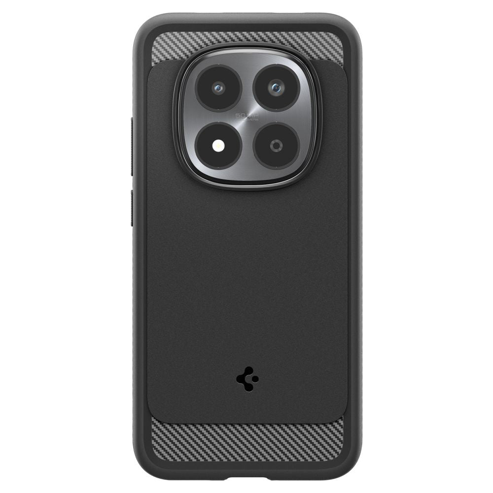 Tok Xiaomi Redmi Note 15 Pro 5G-hez, Spigen, Rugged Armor, Matt Fekete ACS10460