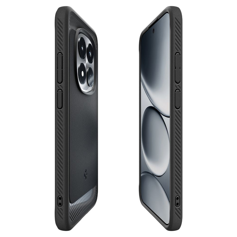 Tok Xiaomi Redmi Note 15 Pro 5G-hez, Spigen, Rugged Armor, Matt Fekete ACS10460
