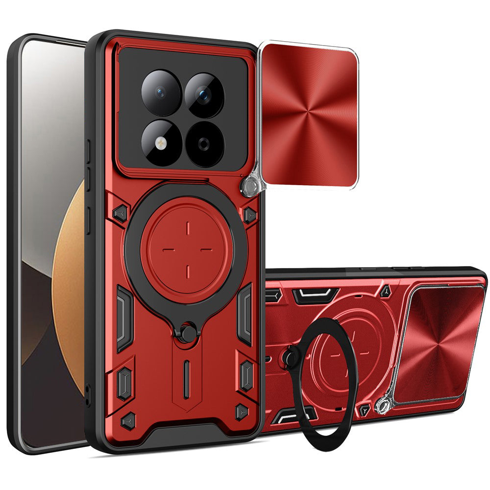 Tok a Xiaomi Redmi Note 15 Pro 5G-hez, Techsuit, CamGuard Pro, Piros