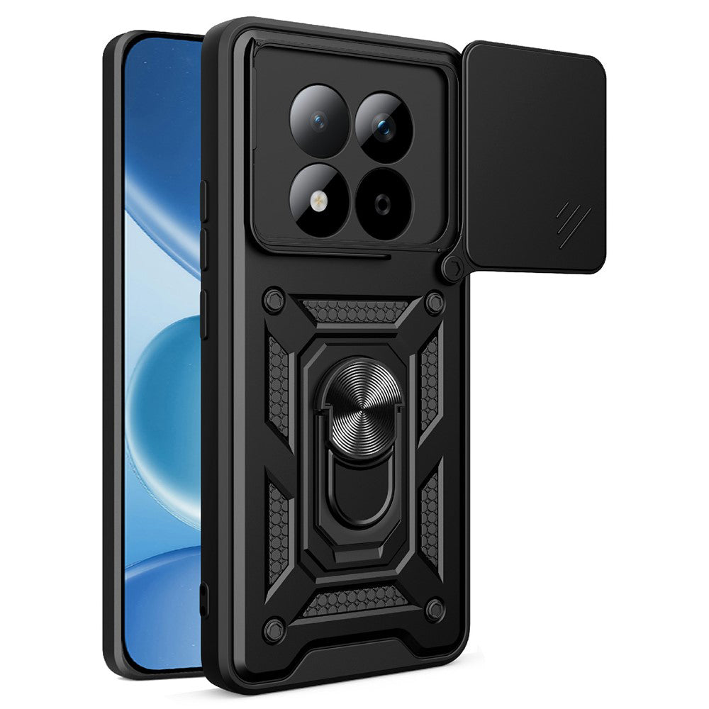 Tok Xiaomi Redmi Note 15 Pro 5G-hez, Techsuit, CamShield, Fekete