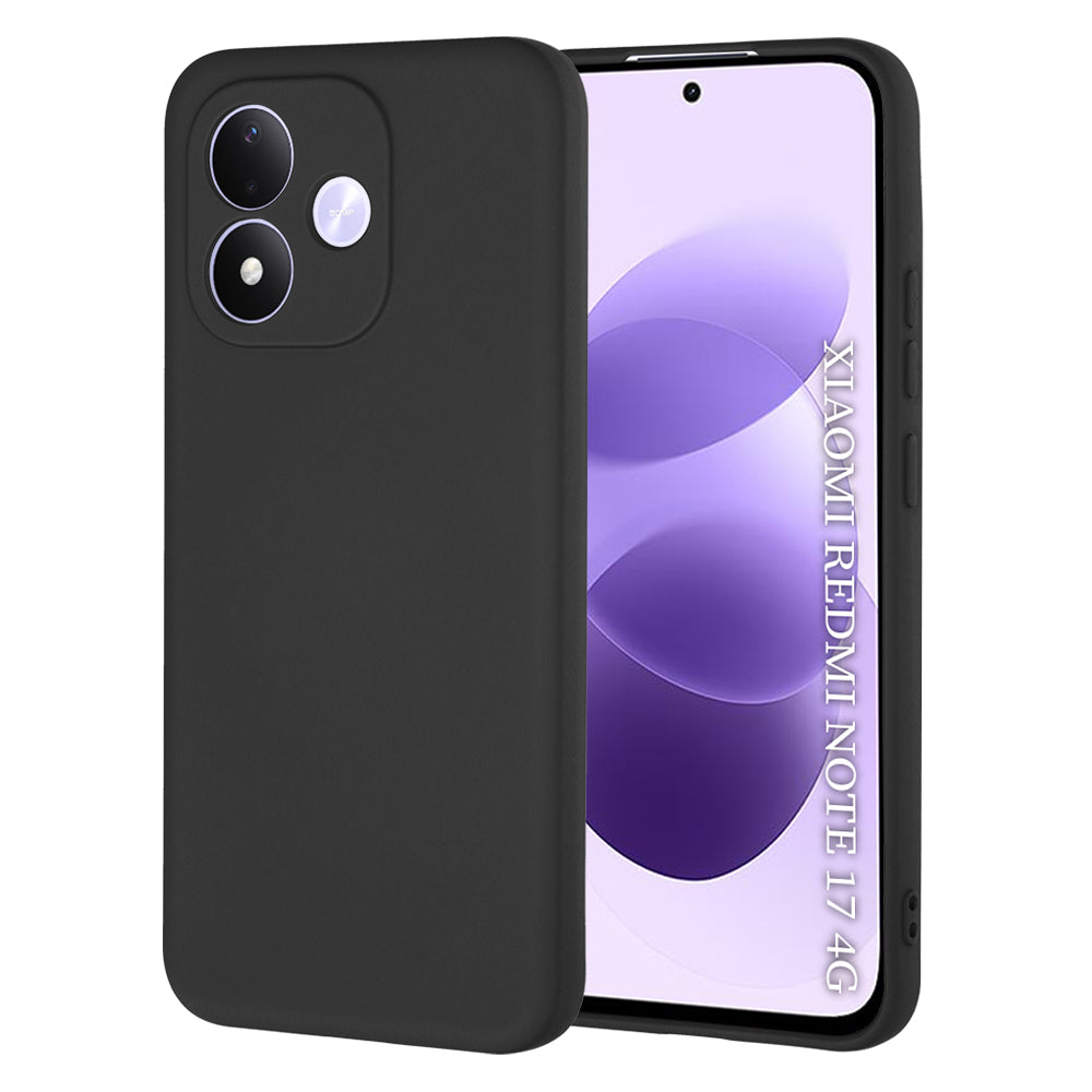 Tok Xiaomi Redmi Note 17 4G / Note 17 5G-hez, Techsuit, SoftFlex, Fekete