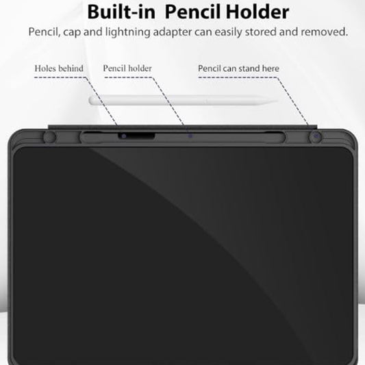 Tok Xiaomi Redmi Pad SE 8.7-hez, Techsuit, Flex Trifold, Fekete