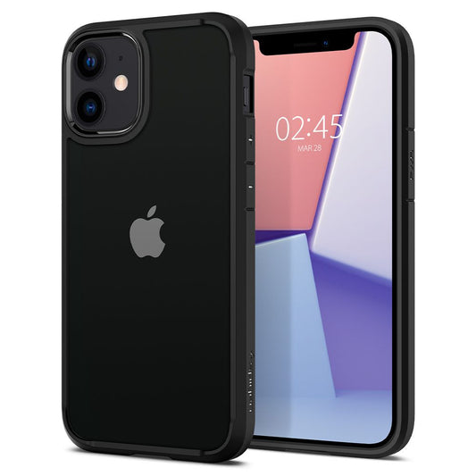 Tok Apple iPhone 12 / 12 Pro készülékhez, Spigen, Ultra Hybrid, Fekete ACS01703