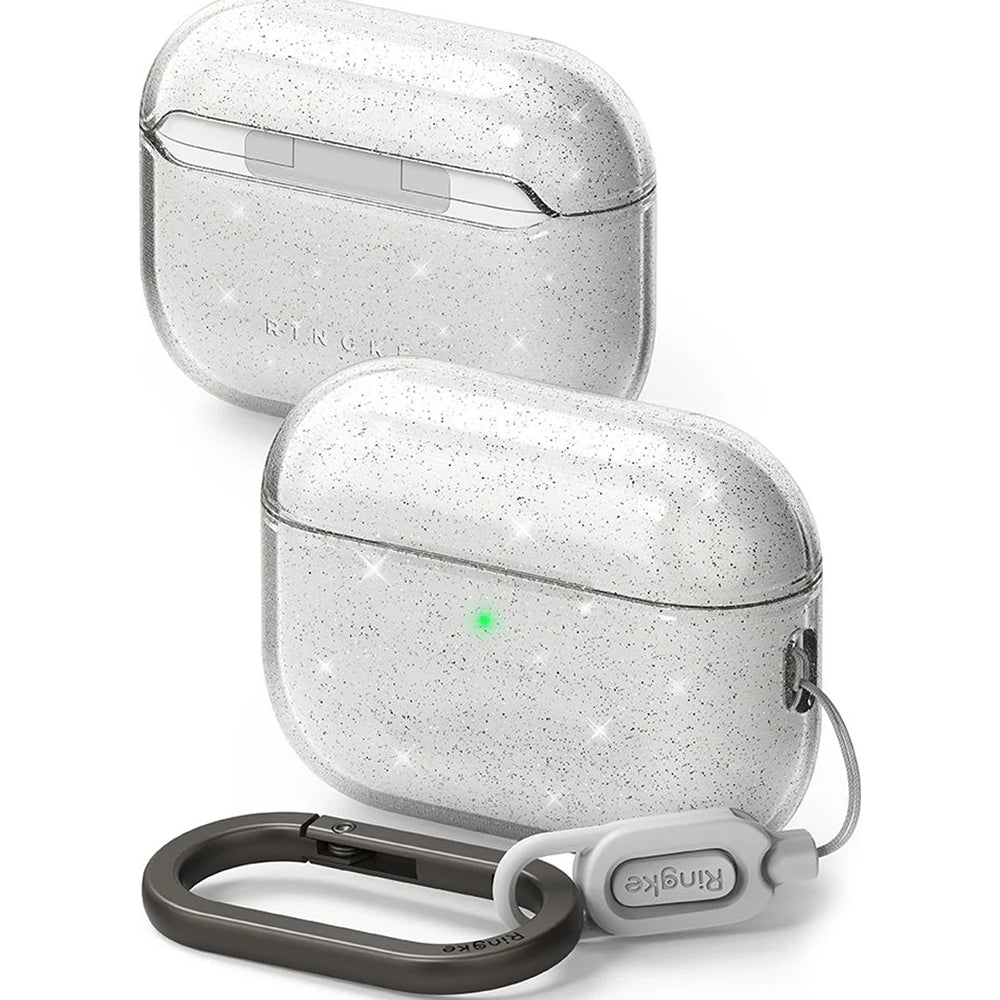 Ringke Air Glitter tok Apple AirPods Pro 3-hoz, Átlátszó