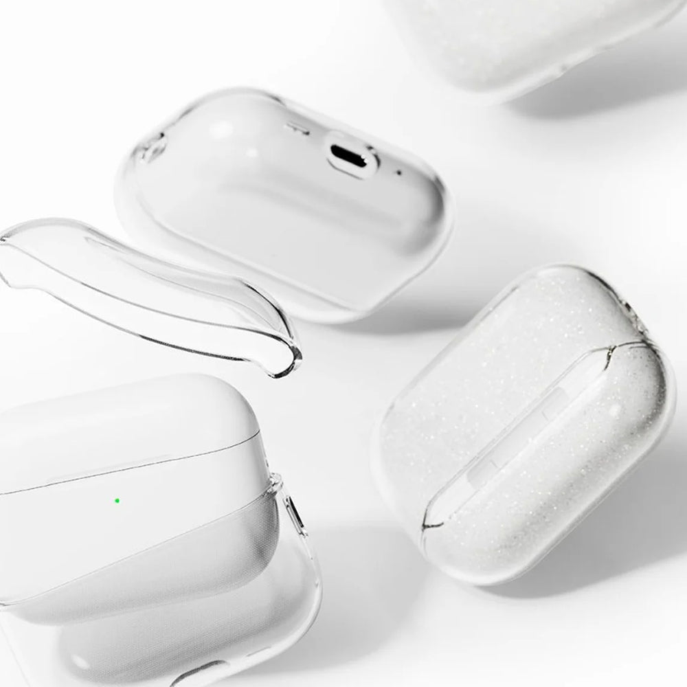Ringke Air Glitter tok Apple AirPods Pro 3-hoz, Átlátszó
