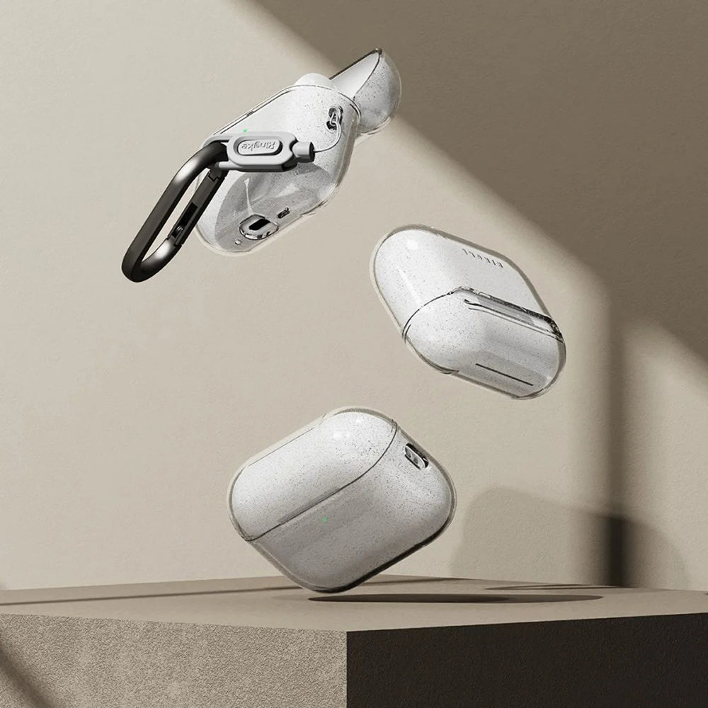 Ringke Air Glitter tok Apple AirPods Pro 3-hoz, Átlátszó