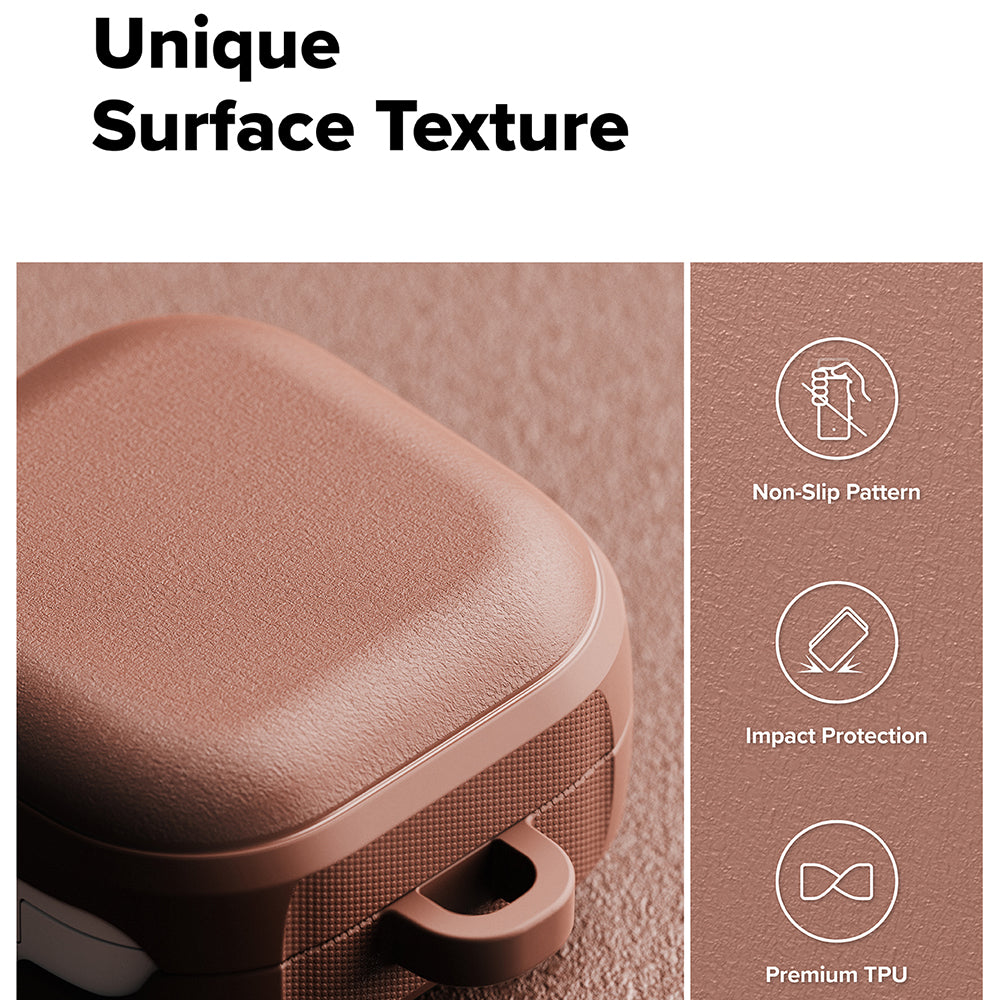 Ringke Onyx mágneses tok Samsung Galaxy Buds4 / Buds4 Pro-hoz, bronz