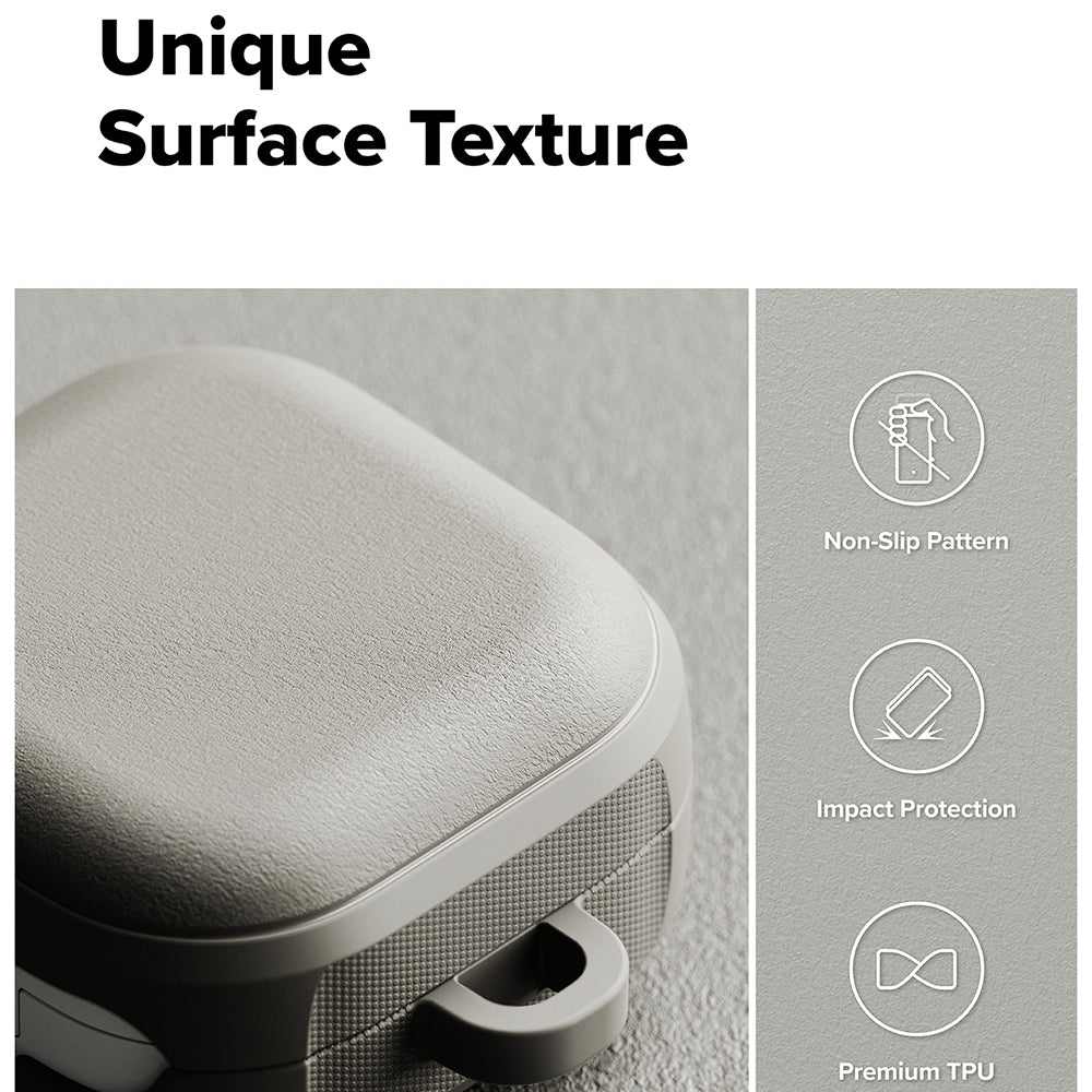 Ringke Onyx Magnetic tok Samsung Galaxy Buds4 / Buds4 Pro-hoz, Szürke