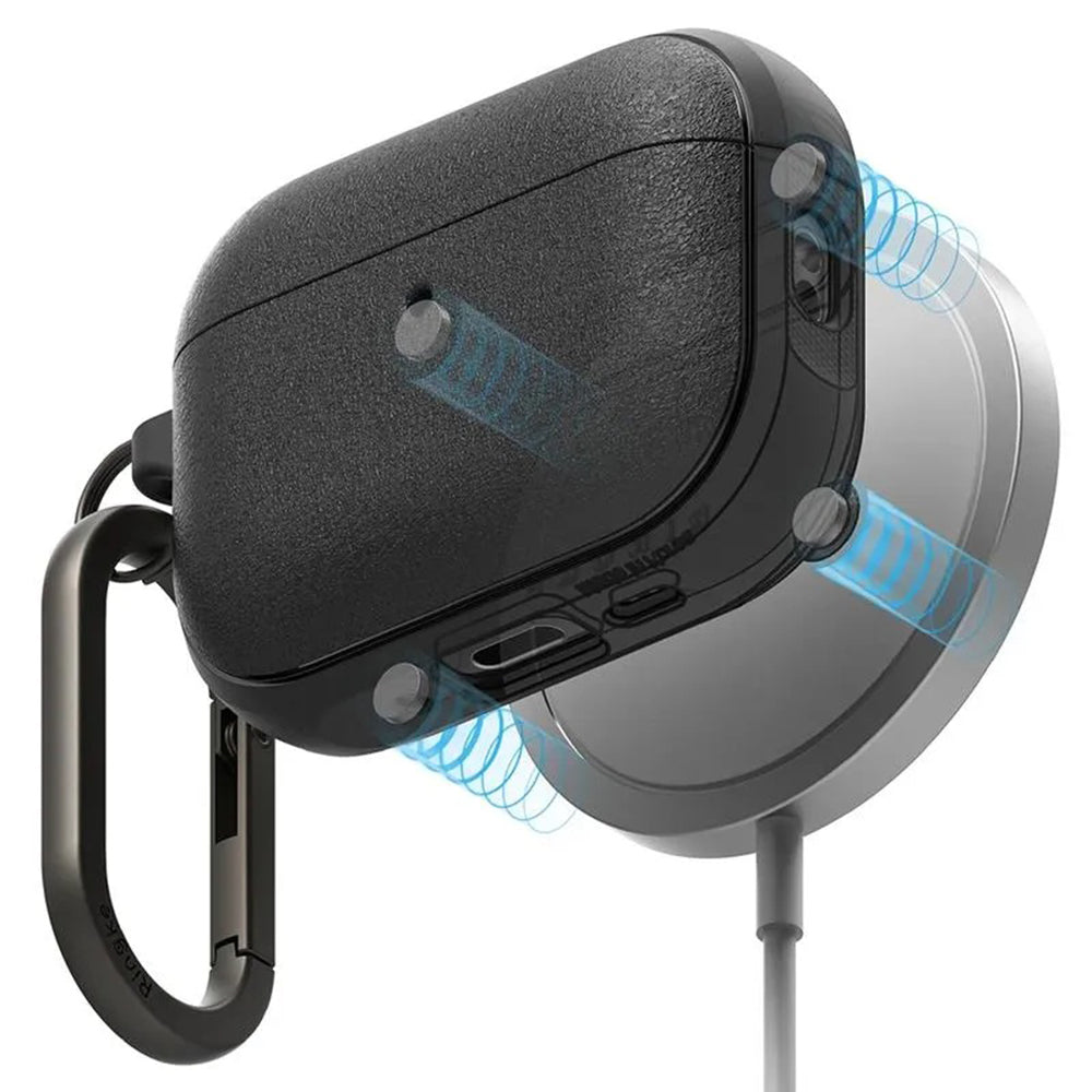 Ringke Onyx Magnetic tok Apple AirPods Pro 3-hoz, Fekete