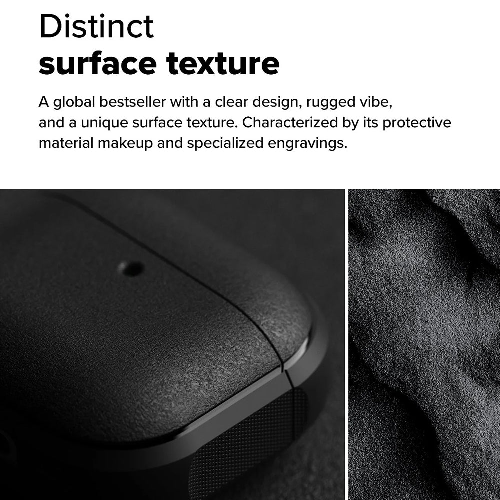 Ringke Onyx mágneses tok Apple AirPods 4-hez, szürke