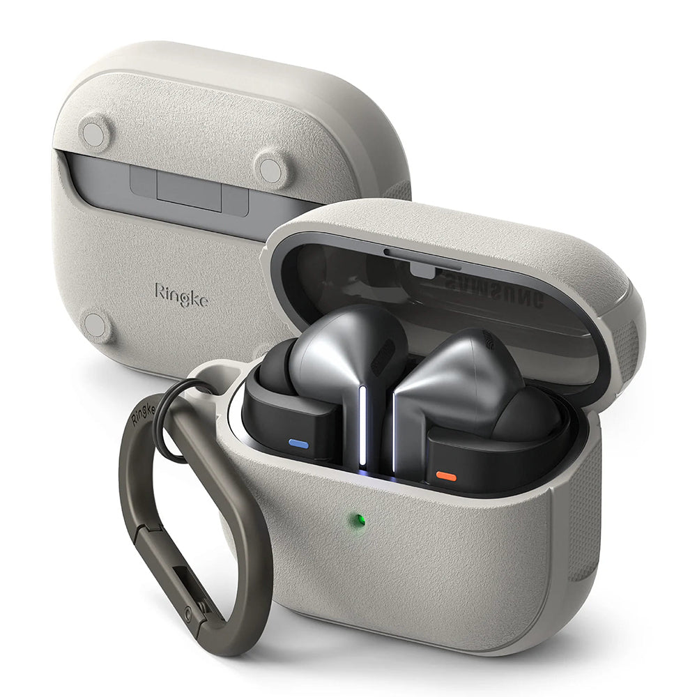 Ringke Onyx mágneses tok Samsung Galaxy Buds3 FE / Buds3 Pro / Buds3, szürke