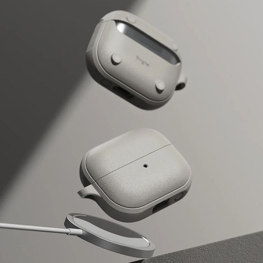 Ringke Onyx mágneses tok Samsung Galaxy Buds3 FE / Buds3 Pro / Buds3, szürke
