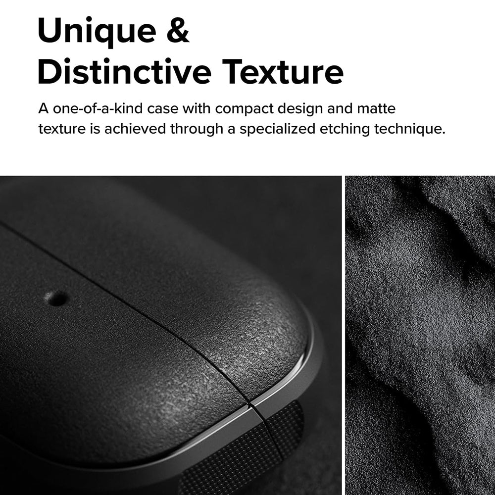 Ringke Onyx tok Samsung Galaxy Buds3 FE / Buds3 Pro / Buds3-hoz, Fekete