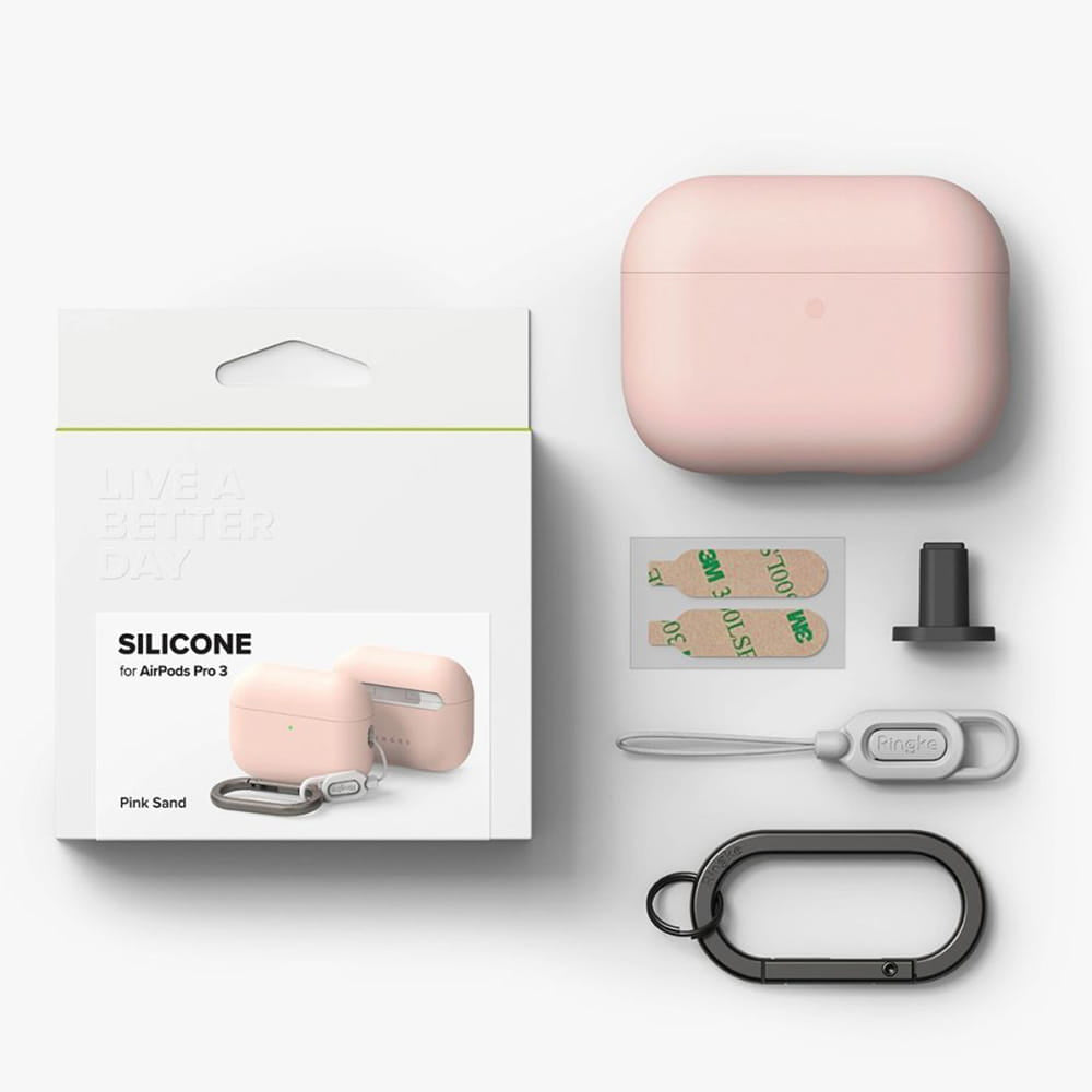 Ringke tok Apple AirPods Pro 3-hoz, Rózsaszín