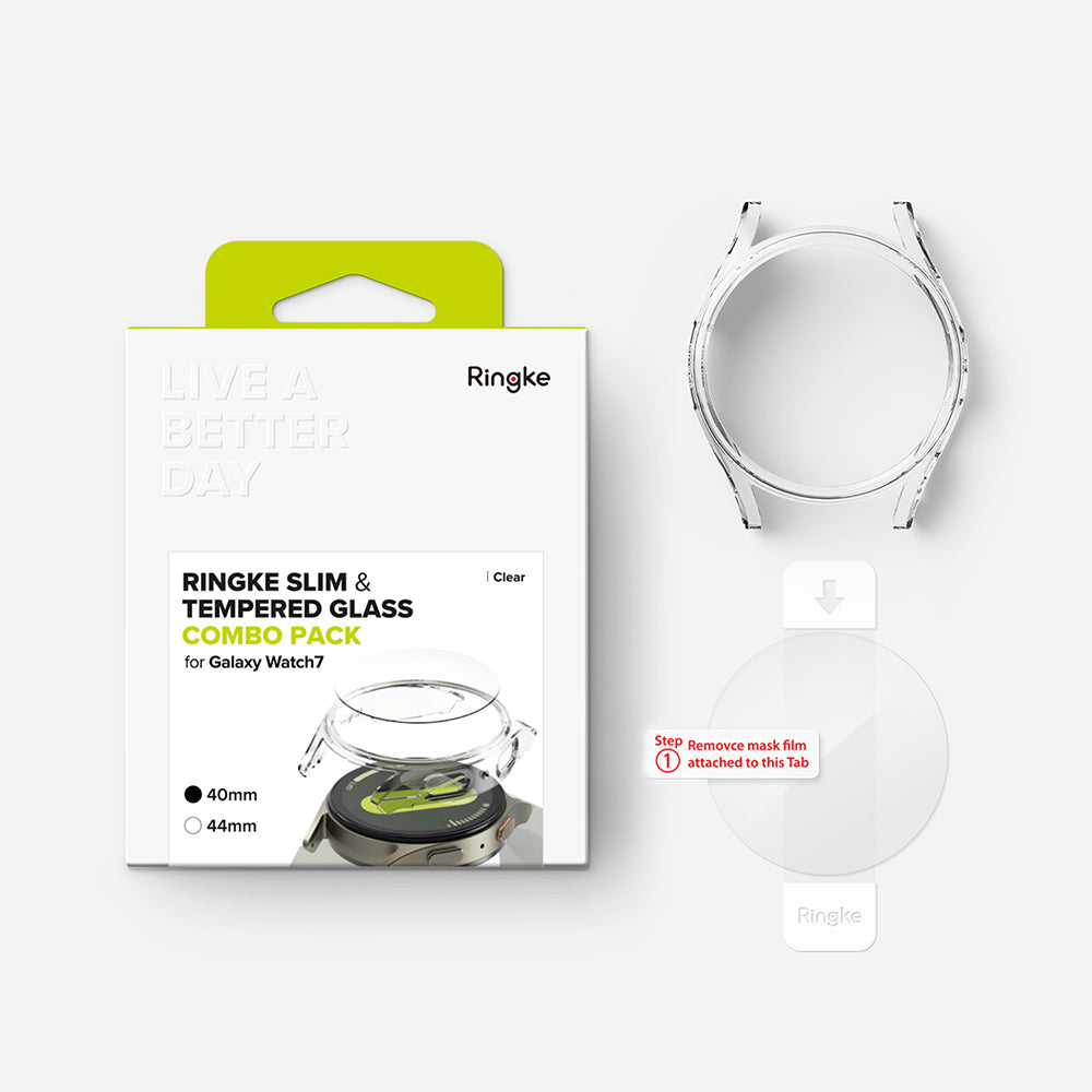 Ringke Slim tok Samsung Galaxy Watch7 40mm-hez, átlátszó