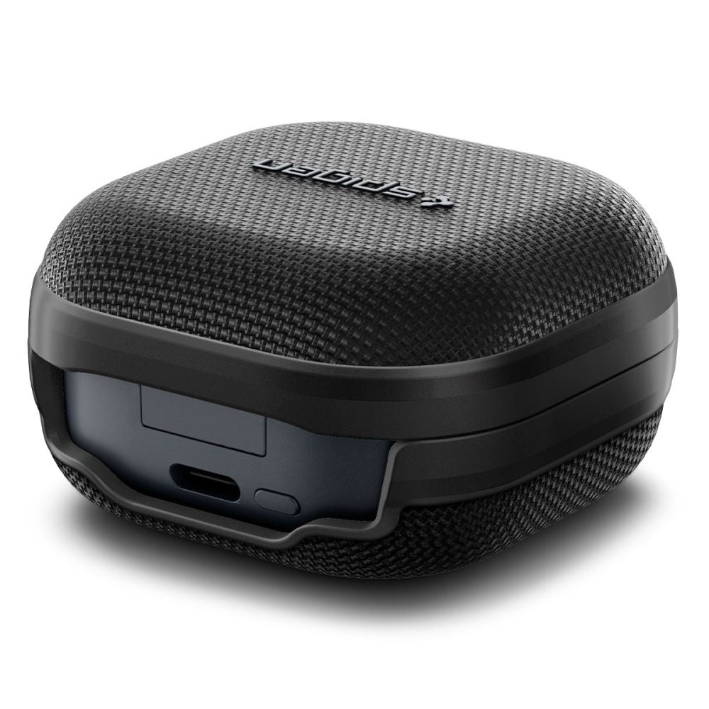 Spigen Classic Fit tok Samsung Galaxy Buds4 / Buds4 Pro-hoz, Matt Fekete ACS11203